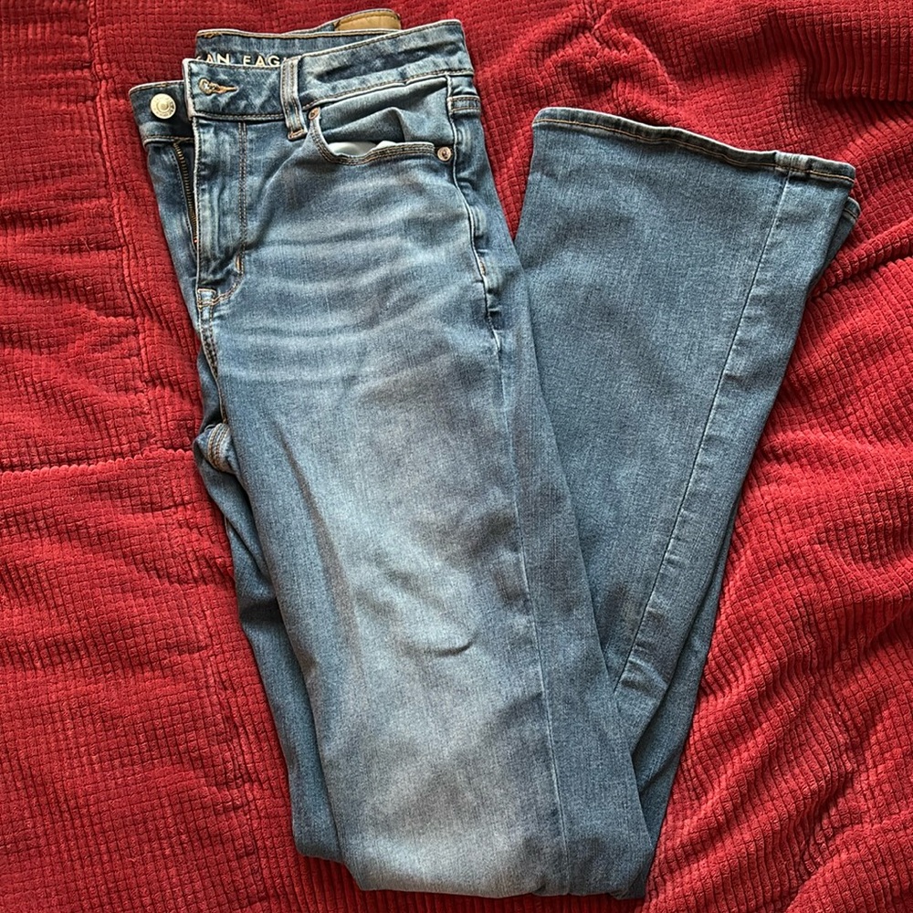 EUC American Eagle High Rise Skinny Kick Jeans